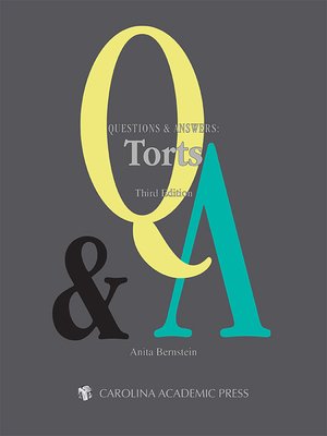cover image of Questions & Answers: Torts